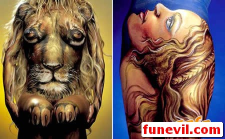 Body painting lucu dan unik - Artikel Luarbiasa : Kumpulan Artikel Menarik